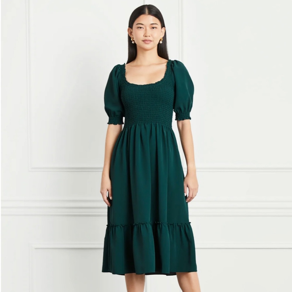 Louisa Nap Dress Hill House Home Botanical Garden Crepe